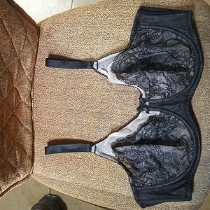 Wacoal Retro Chic Full Figure Underwire Multicolor Lace Bra NWOT